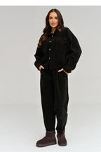  corduroy trousers model 232017 Makadamia 