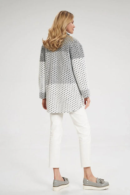 Women's Shacket - Lightweight Minimalist, Chic - Gray