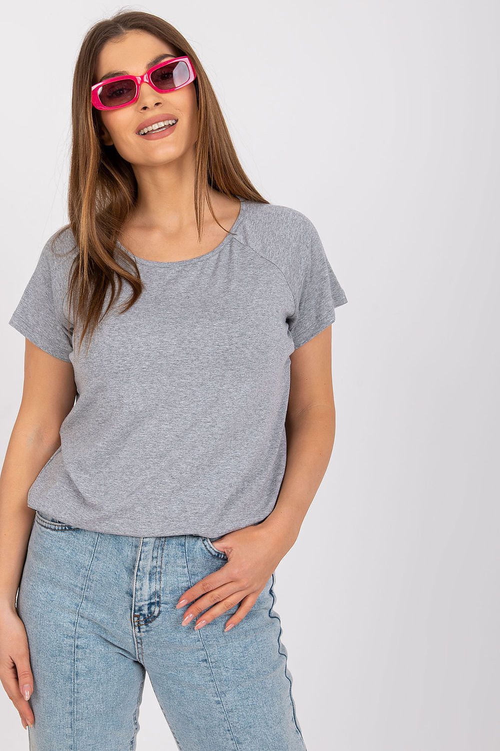 Women's Casual Blouse - Solid Waist Length