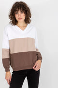 Women's Sweatshirt - V-Neck With Regular Fit