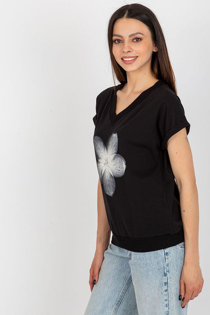Women's Casual Blouse - Floral Waist Length