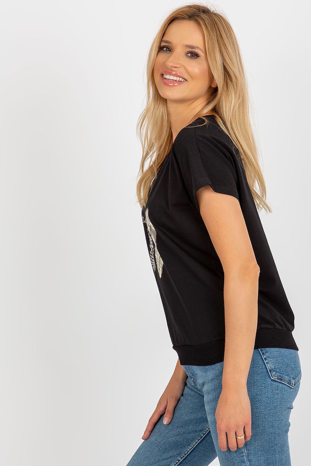Women's Casual Blouse - Logo Waist Length