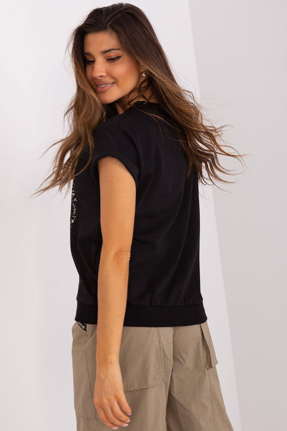 Women's Cotton Blouse - Logo Hip Length