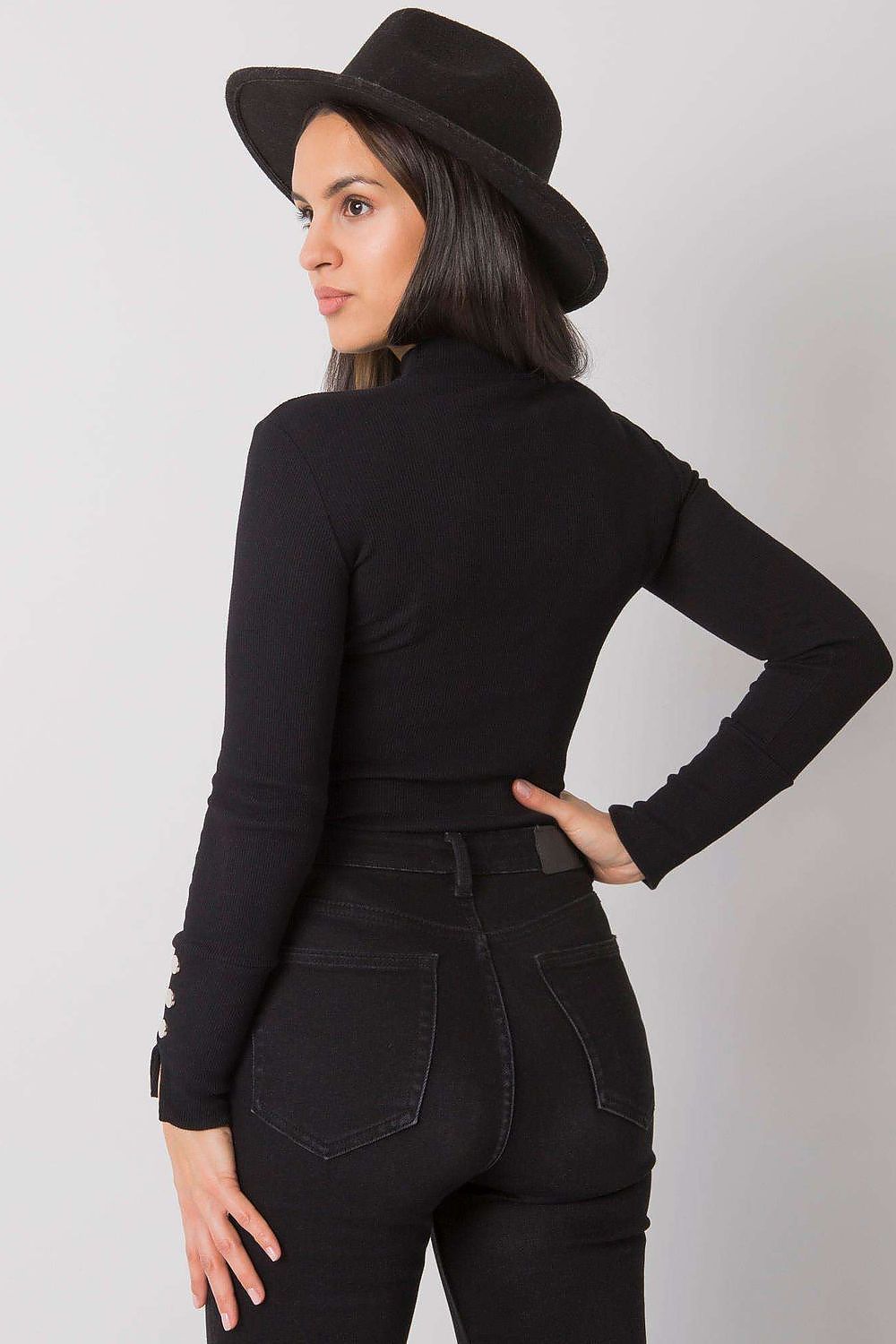 Women's Casual Blouse - Solid Waist Length