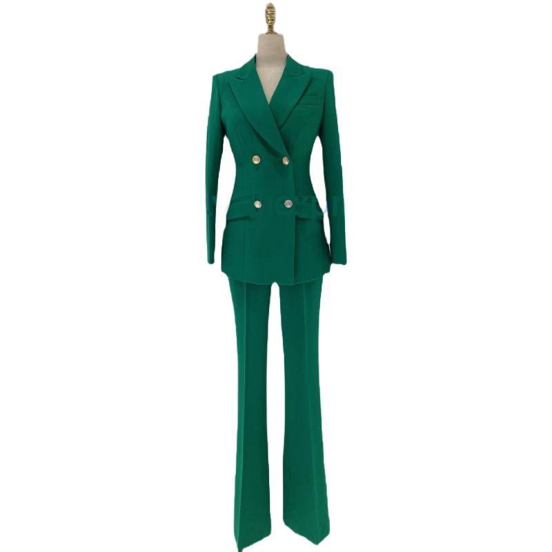 Double-Breasted Formal Women Pantsuits - Women Trouser Suits - Trouser Suit - Pantsuit - Guocali