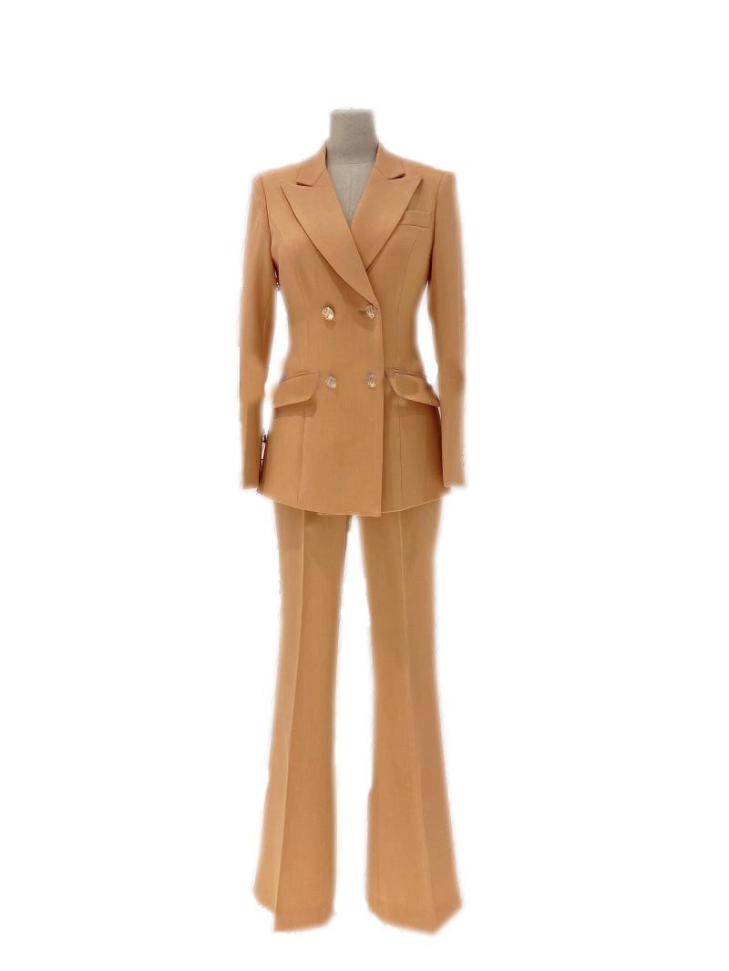 Double-Breasted Formal Women Pantsuits - Women Trouser Suits - Trouser Suit - Pantsuit - Guocali