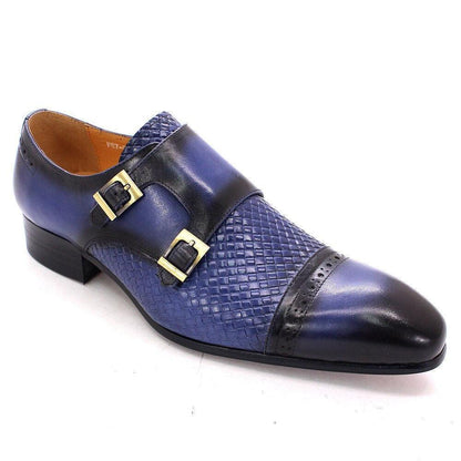 Dress Shoes - Alto Monk Strap Men Shoes - Dress Shoes - Guocali