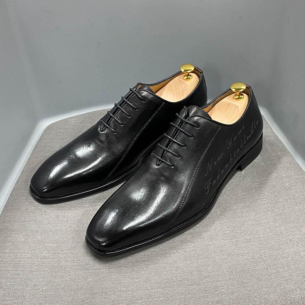 Dress Shoes - Lennon Color Block Men Shoes - Dress Shoes - Guocali