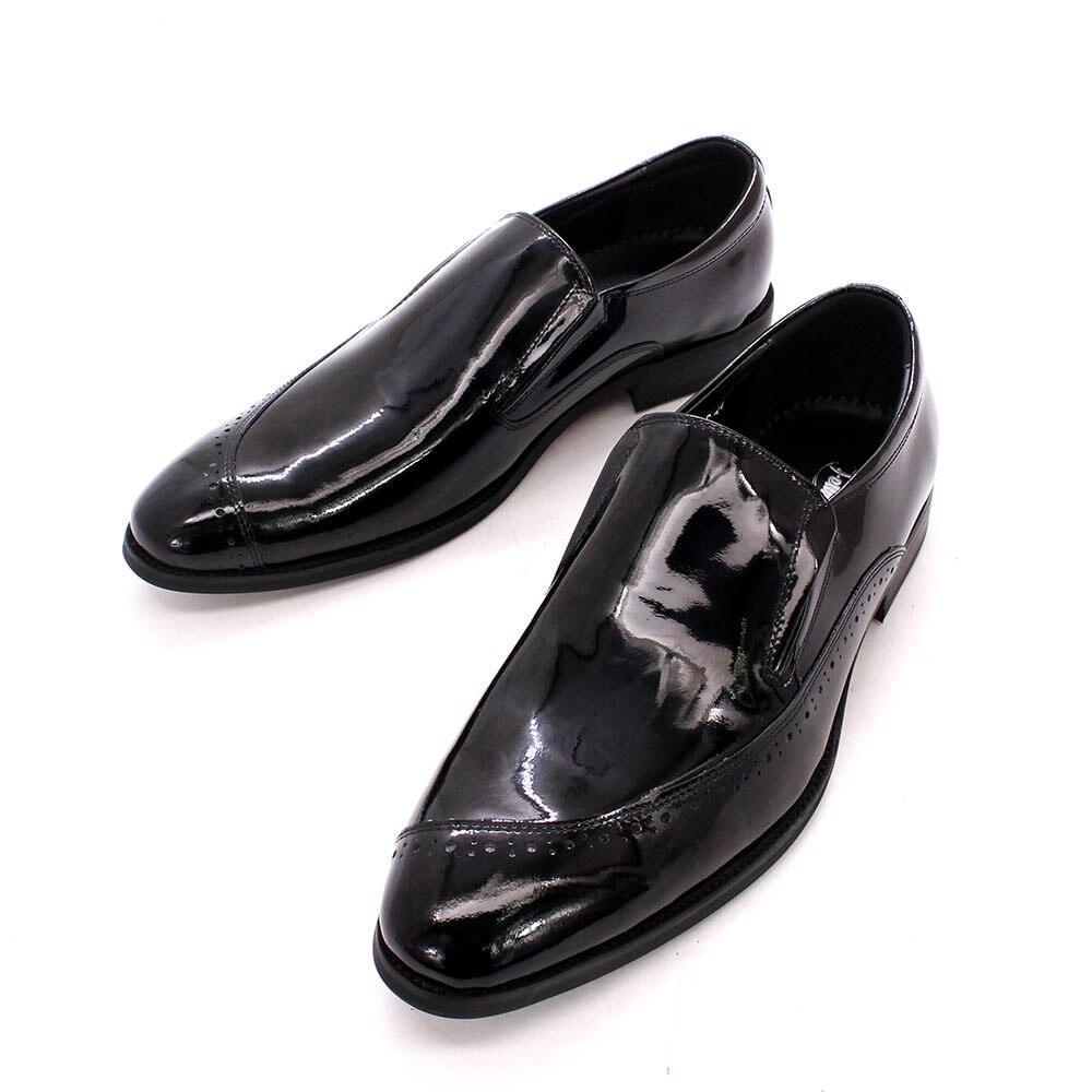 Dress Shoes - Max Glossy Slip-On Men Shoes - Dress Shoes - Guocali