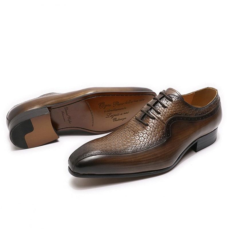 Dress Shoes - Tyro Pointed-Toe Men Shoes - Dress Shoes - Guocali