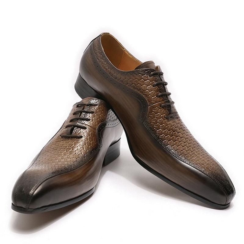 Dress Shoes - Tyro Pointed-Toe Men Shoes - Dress Shoes - Guocali