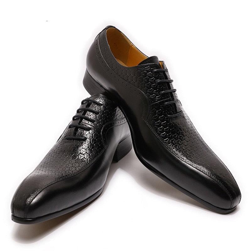 Dress Shoes - Tyro Pointed-Toe Men Shoes - Dress Shoes - Guocali