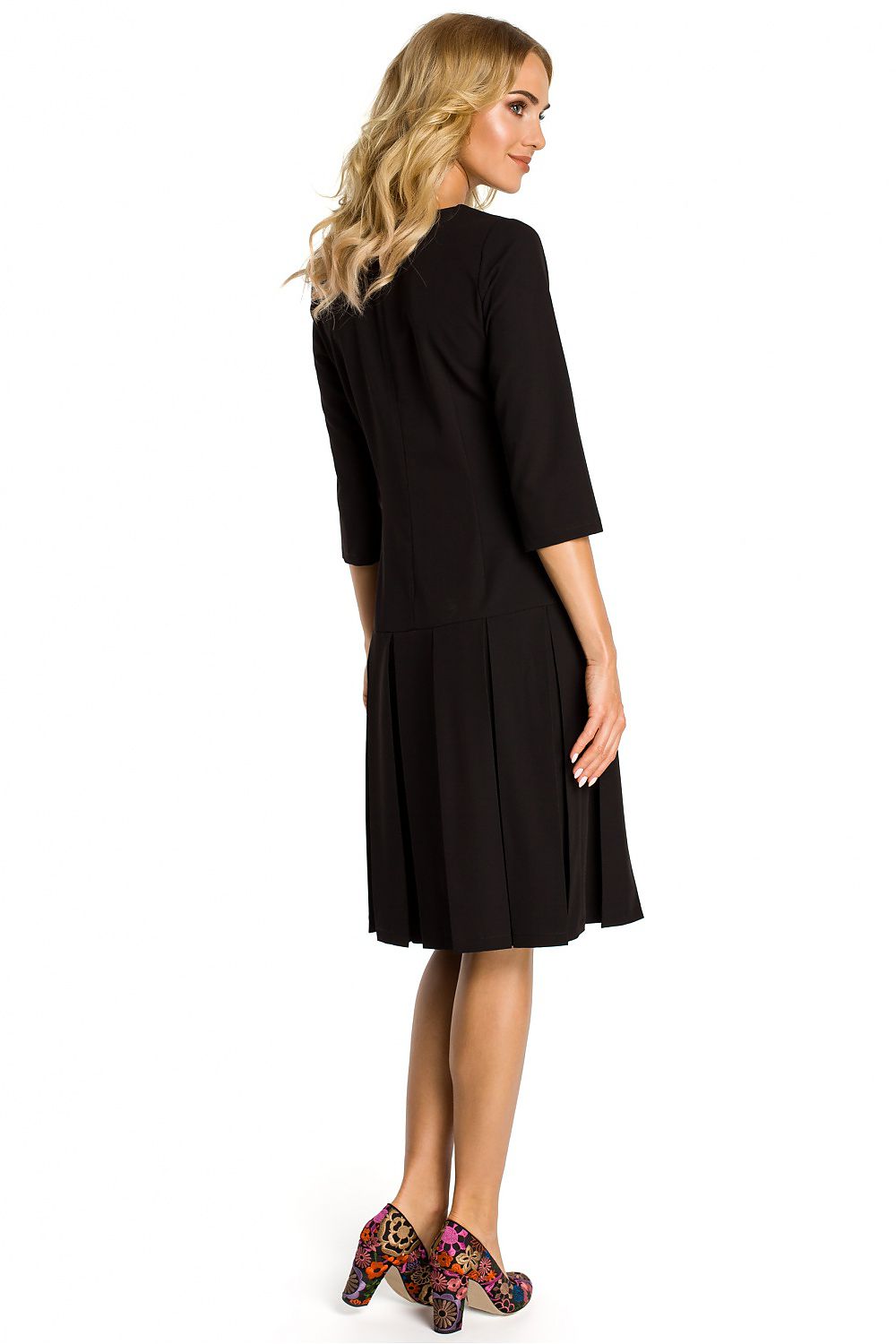 Drop Waist Casual Day Dress Relaxed Style-Day Dress-GUOCALI