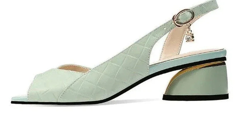 Elegant Low Heeled Women Sandals -Guocali