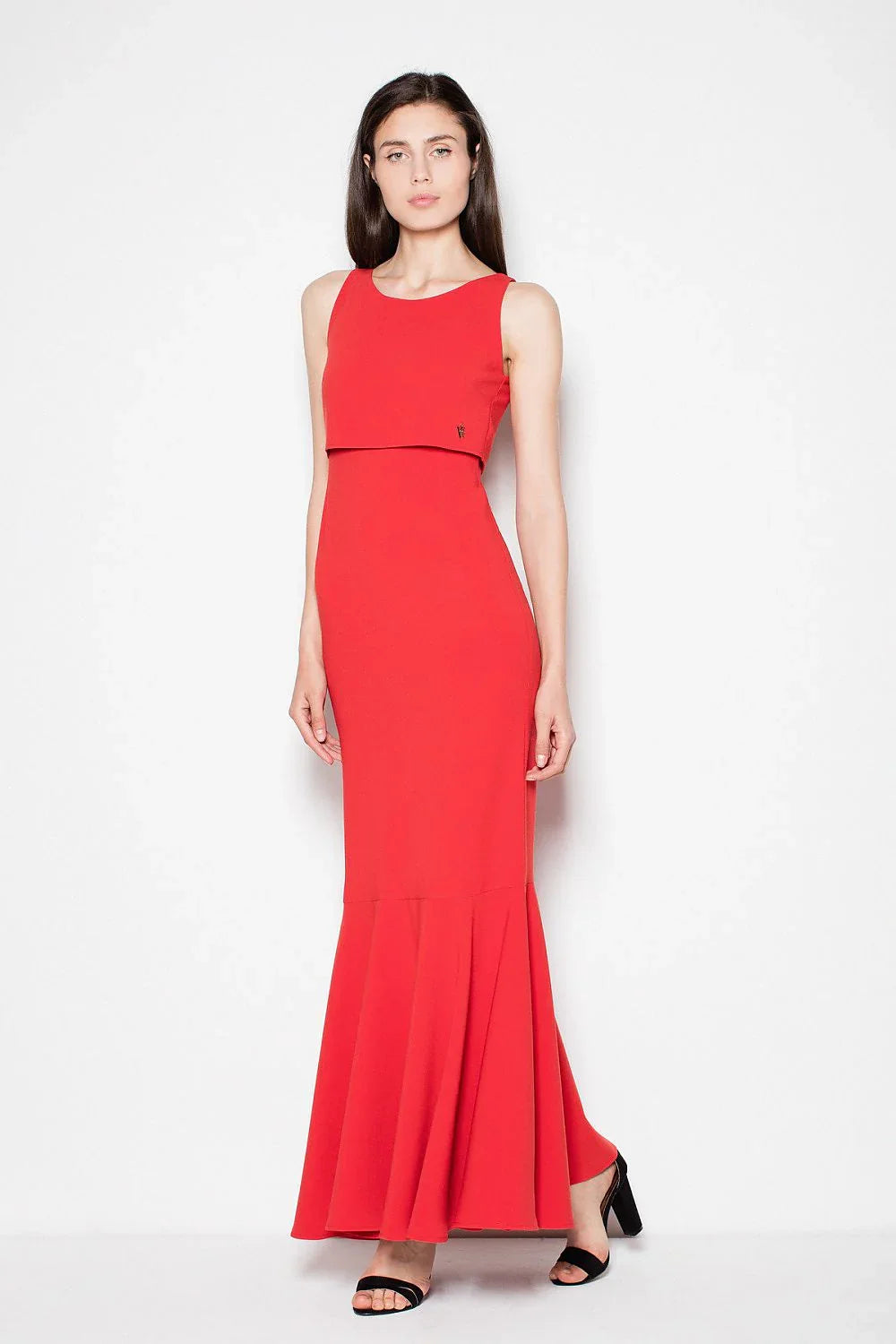 Elegant Round Neck Sleeveless Day Dress