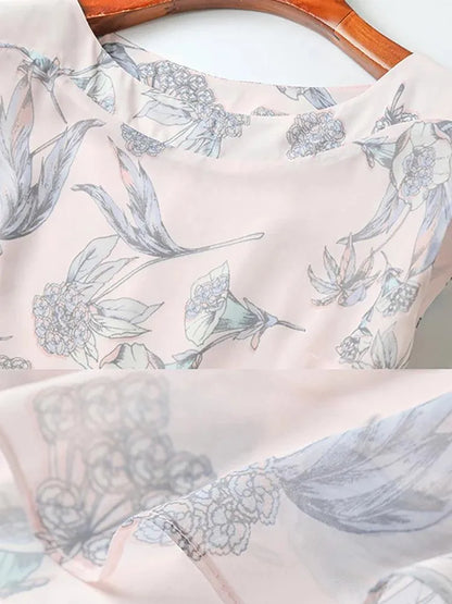 Elegant Sleeveless Chiffon Women’s Dress -Guocali