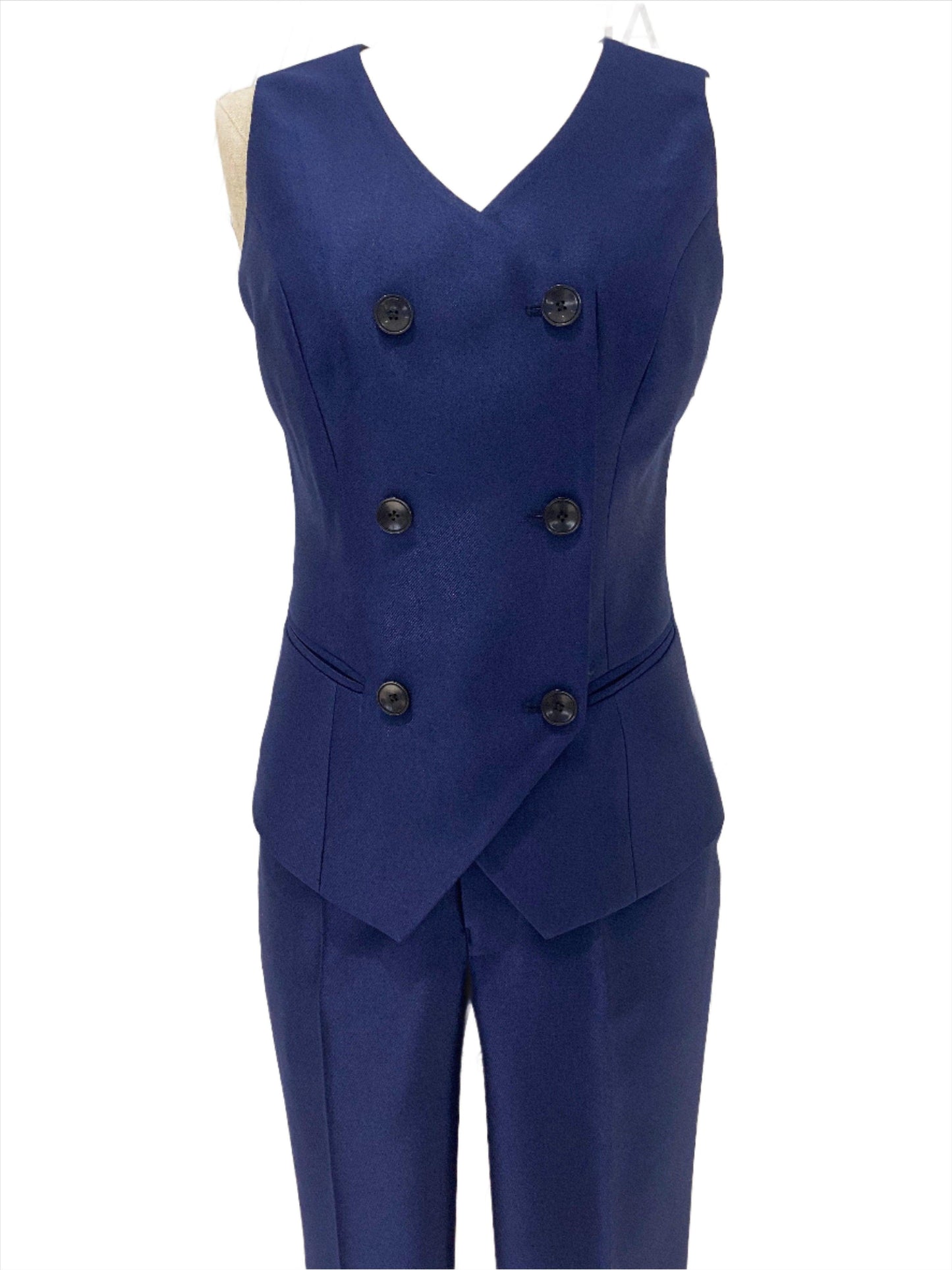 Elegant Three Piece Women Pant Suit - Slim Fit Formal Trouser Suit - Pantsuit - Guocali