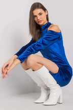 Elegant Turtleneck Long Sleeves Day Dress
