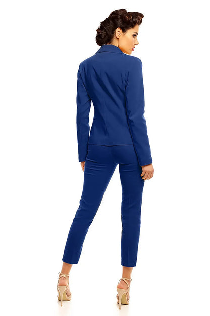 Elegant Women Cropped Pants – High-Waist Slim Fit -Guocali