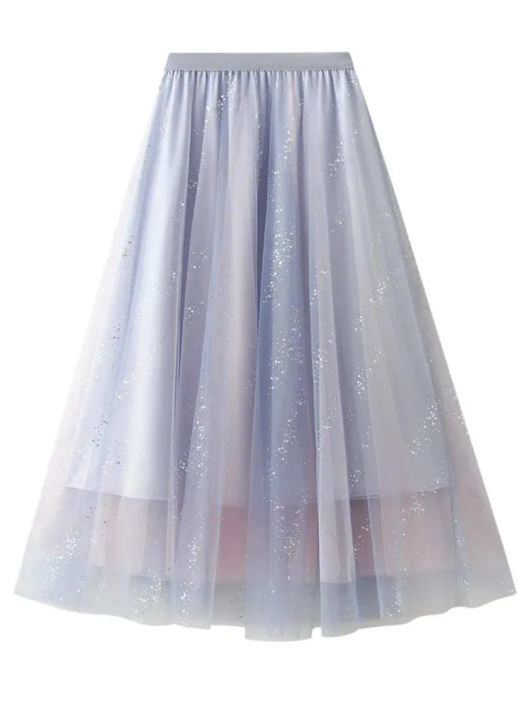 Fairy Style High-Waisted A-Line Skirt - A-Line Skirt - Guocali