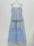 Fairy Style Lace Splice Dress Set -Guocali