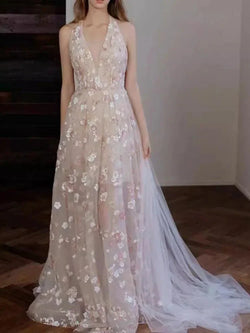 Fairy Style V-Neck Mesh Dress - Guocali