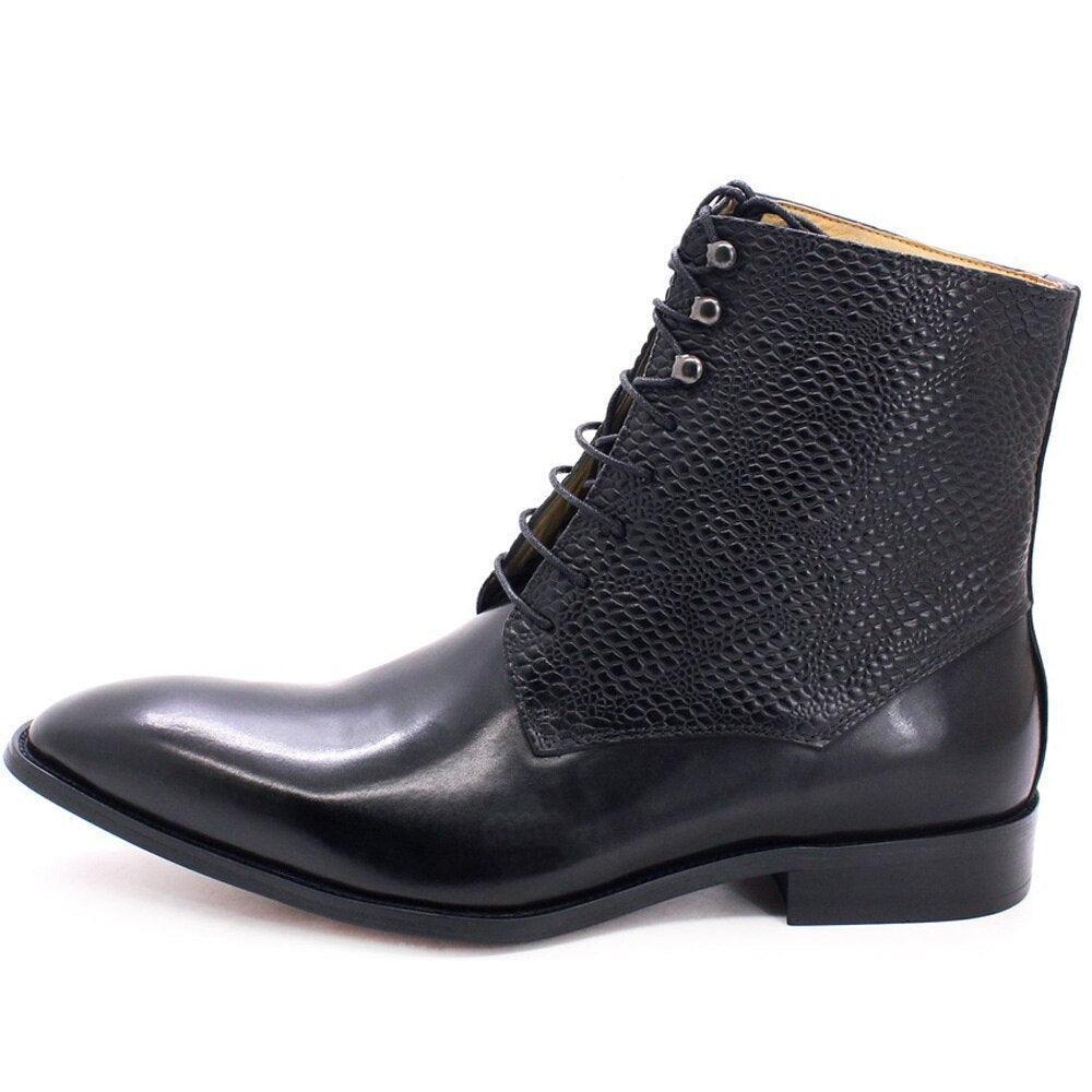 Franklin Leather Ankle Boots - Ankle Boots - Guocali