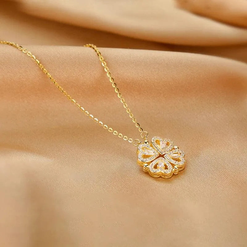 Heart-Shaped Pendant Necklace - Women Jewelry -Guocali