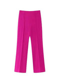 High Waist Wide Leg Trousers -Guocali
