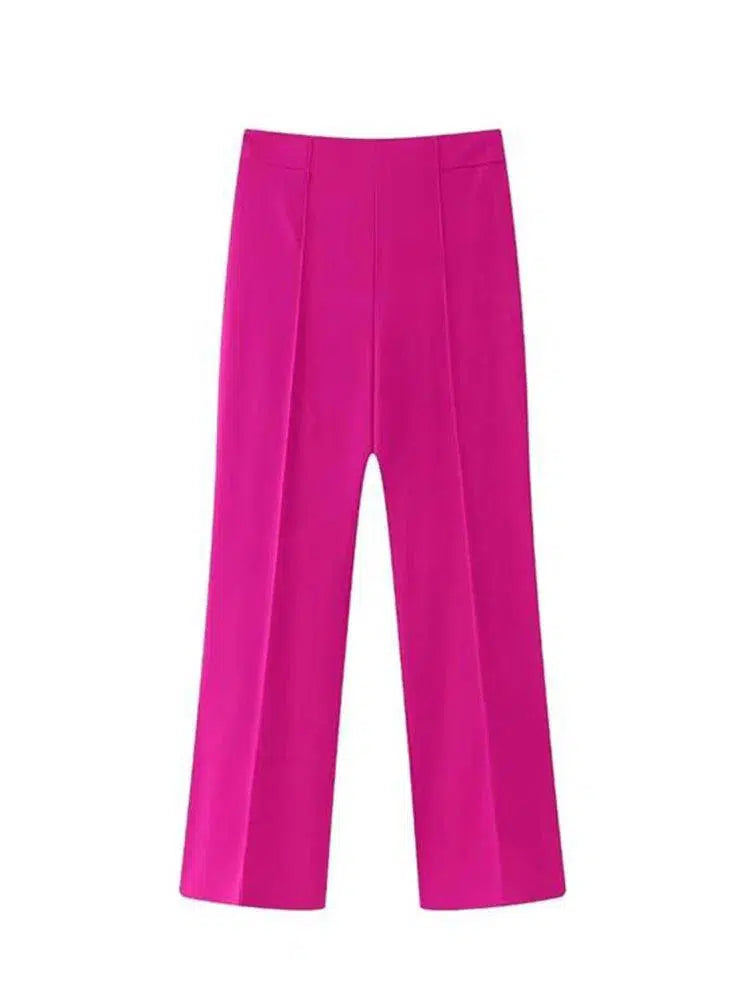 High Waist Wide Leg Women Trousers - Pants - Guocali