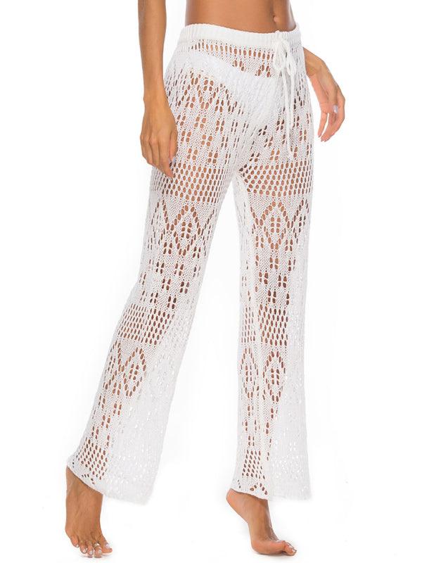 Sexy Hollow Knitted Beach Pants