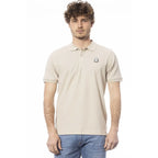 Invicta Men Cotton Short Sleeves Polo Shirt – Breathable - Beige -Guocali
