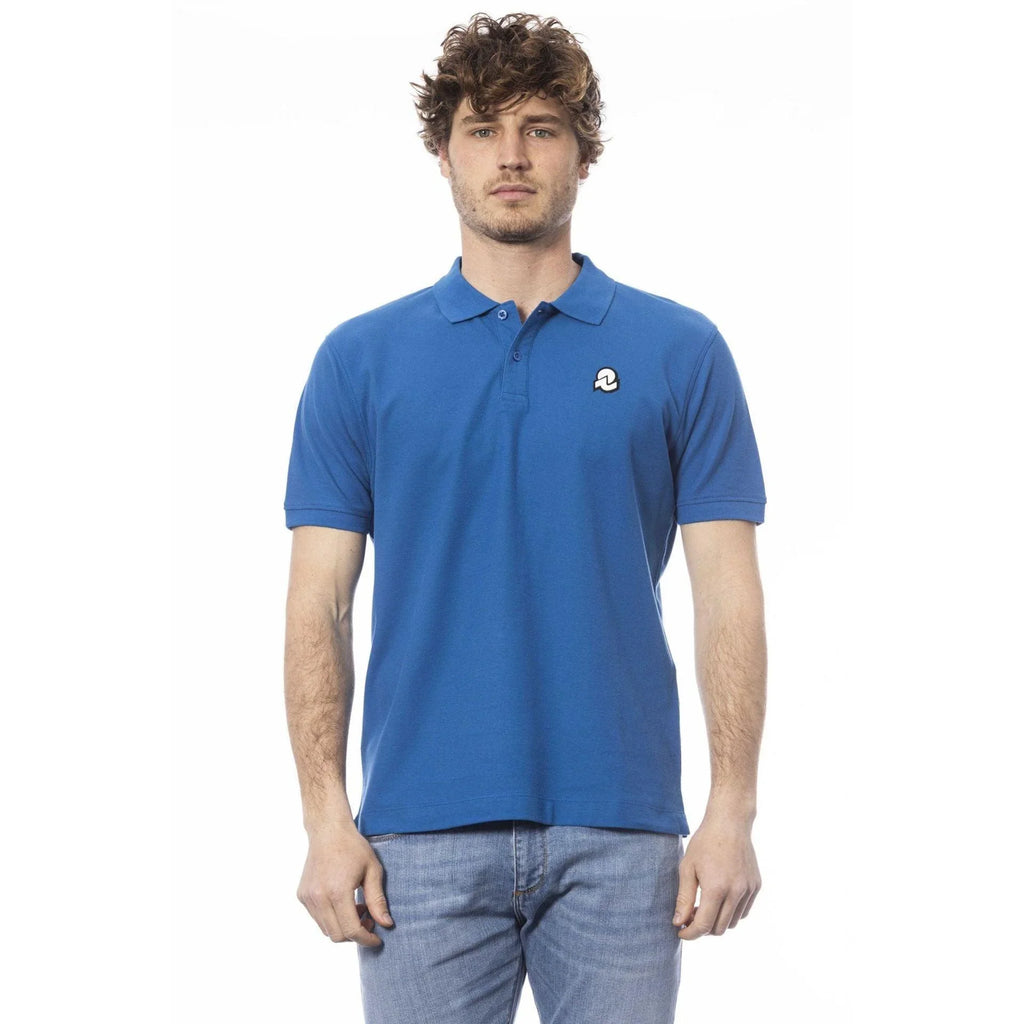 Invicta Men Cotton Short Sleeves Polo Shirt – Breathable - Blue -Guocali