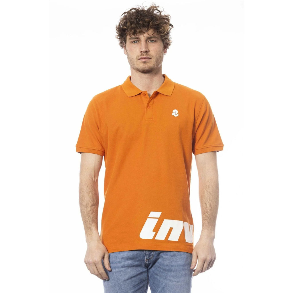 Invicta Men Cotton Short Sleeves Polo Shirt – Breathable - Orange, White -Guocali