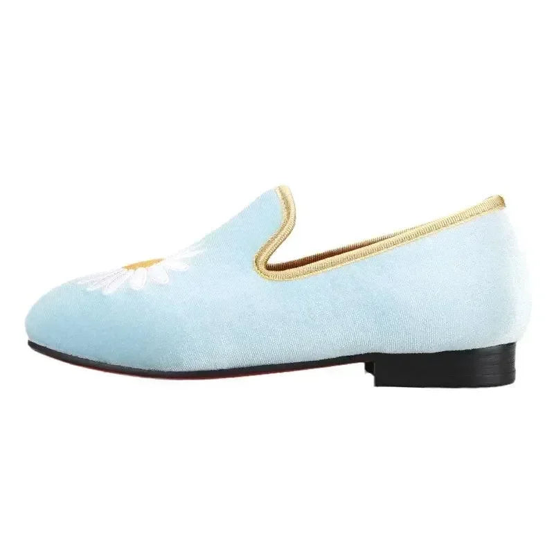 Kids Casual Slipper Loafers - Slip-On Flat Formal Dress Shoes