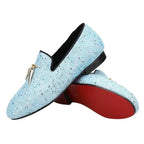 Kids Casual Tassel Dress Loafers - Slip-On Flat Slip-On Shoes