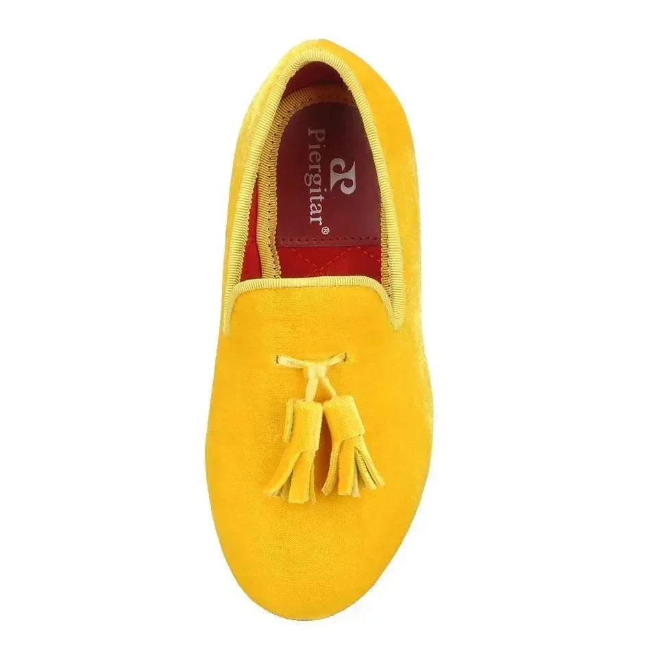 Kids Dress Tassel Loafers - Slip-On Flat Shoes