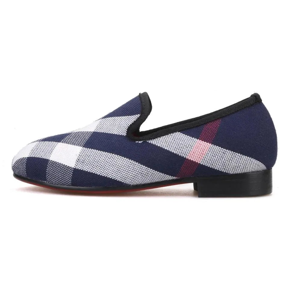 Kids Loafers Cherry Comfort: Matching Parent-Child Loafers - Red Cotton Insoles - Loafer Shoes - Guocali