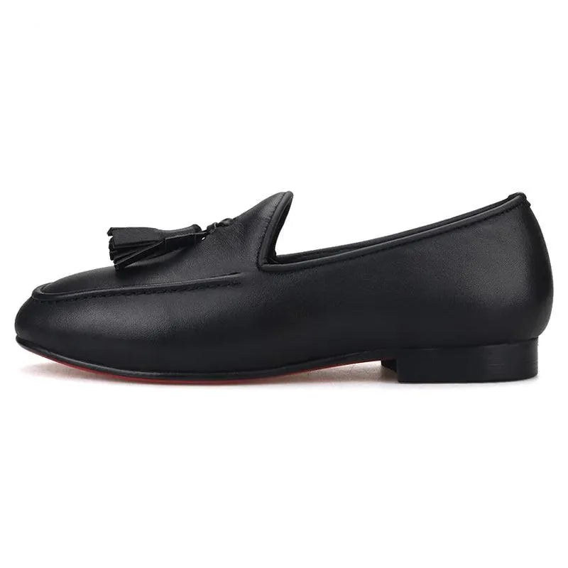 Kids Loafers Family Elegance: Handmade Leather Loafers for Kids - Loafer Shoes - Guocali