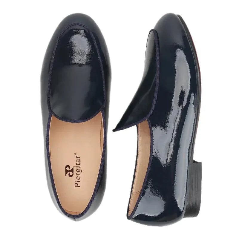 Kids Loafers Refined Elegance: Handmade Children's Patent Leather Loafer - Loafer Shoes - Guocali