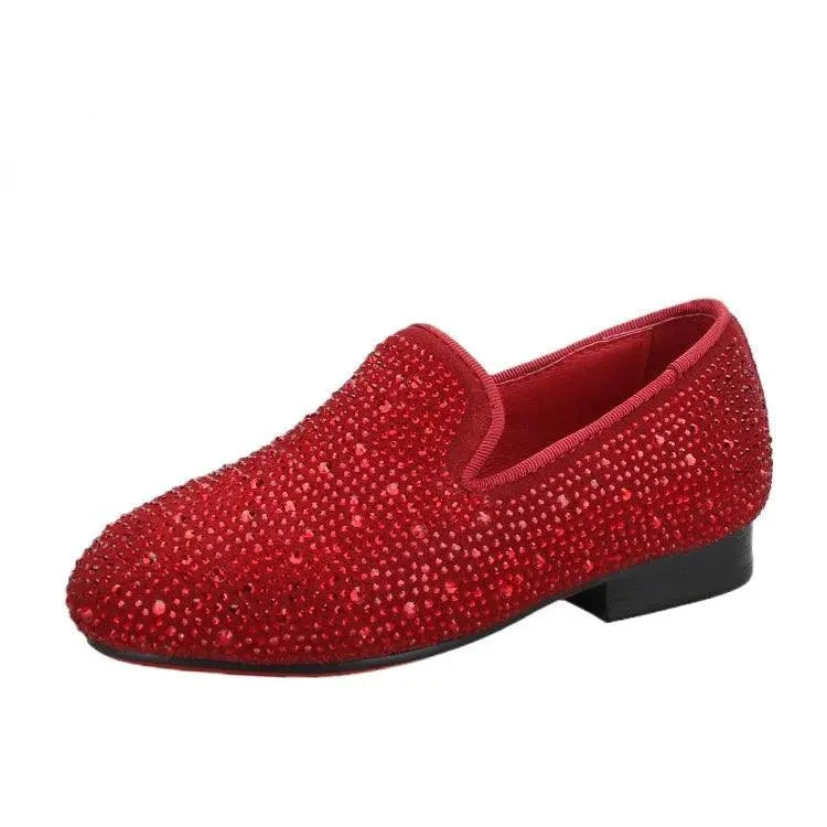 Kids Loafers Rhinestone Loafers: Kids' Loafers Party & Casual Shoes - Loafer Shoes - Guocali