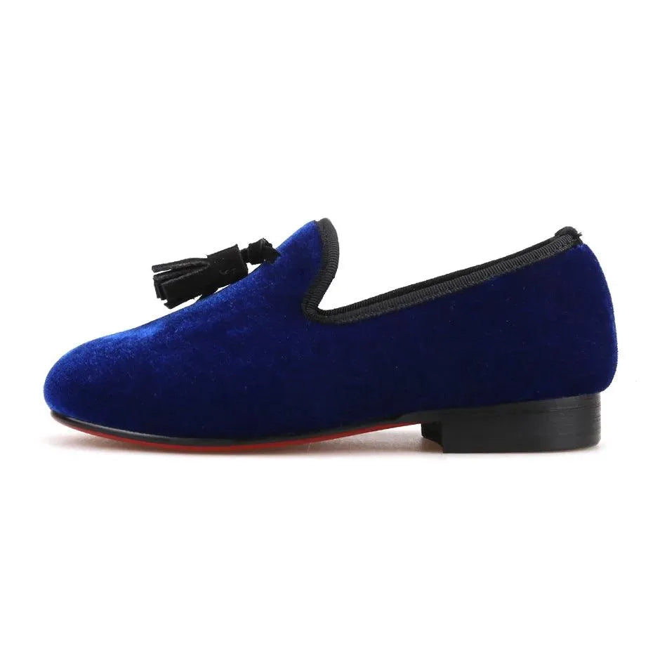 Kids Loafers Royal Blue Children's Tassel Loafer Shoes - Loafer Shoes - Guocali