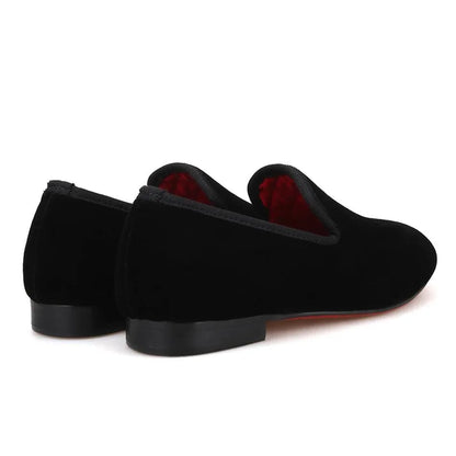 Kids Loafers Velvet Comfort: Handcrafted Loafer Shoes for Kids - Loafer Shoes - Guocali