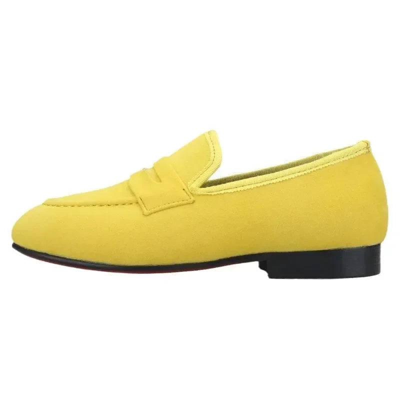 Kids Penny Loafers - Slip-On Flat Formal Dress Shoes