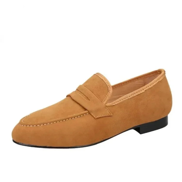 Kids Penny Loafers - Slip-On Flat Formal Dress Shoes
