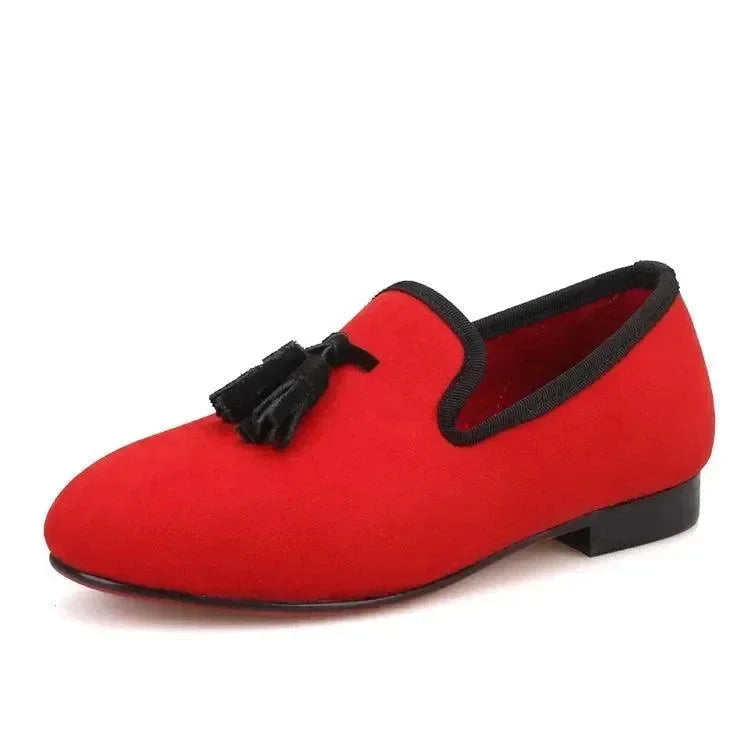 Kids Tassel Dress Loafers - Slip-On Slip-On Shoes