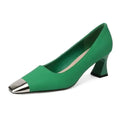 Ladies High Heel Leather Pumps Shoes