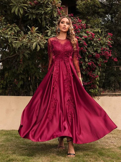 Ladies Maxi Banquet Party Dress -Guocali