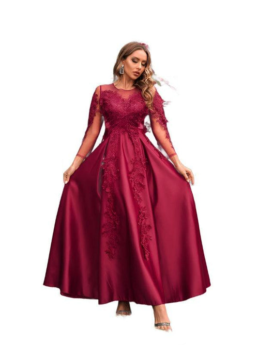 Ladies Maxi Banquet Party Dress - Dresses - Guocali