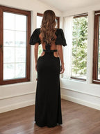 Ladies Puff Sleeve Party Dress